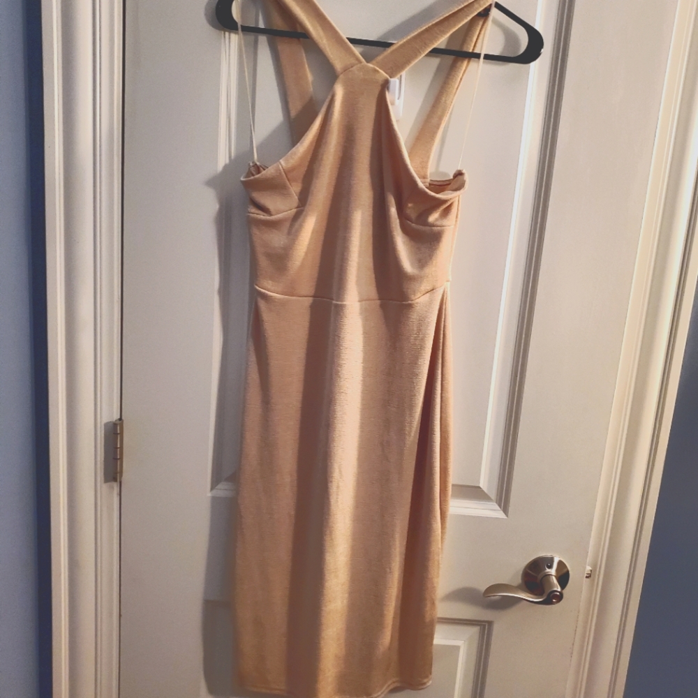 Karen Midi Nude Dress